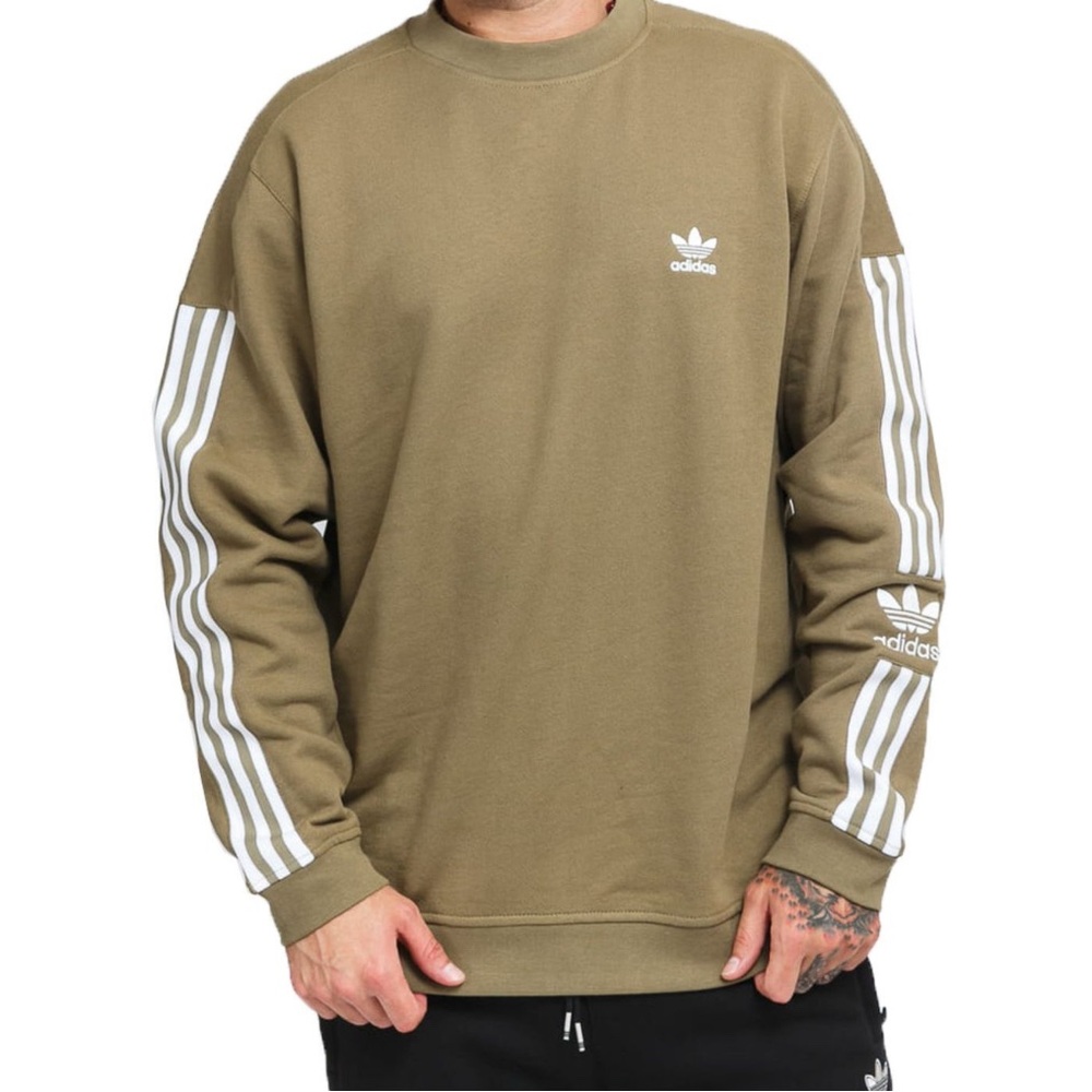 Adidas Men's Olive Crewneck Sweater